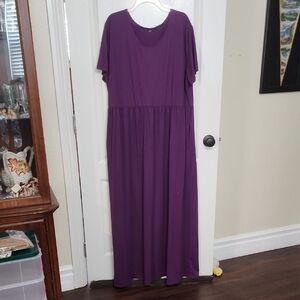 Elegant Purple Women's Dress
